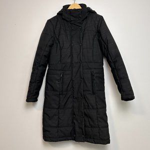 FIREFLY WOMEN'S BLACK HOODED WINTER COAT